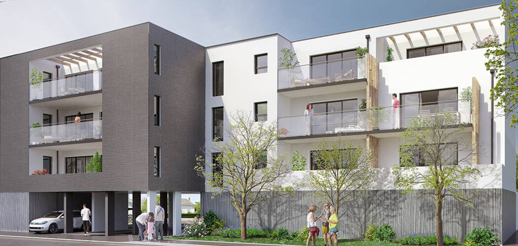 Programme immobilier neuf SCCV LE CLOS DE LA SEIGNEURIE - SAINT NAZAIRE - Saint-Nazaire : Résidence T2–T3 avec cadre naturel et confort optimisé proche des commodités (44600) - Référence : 14628