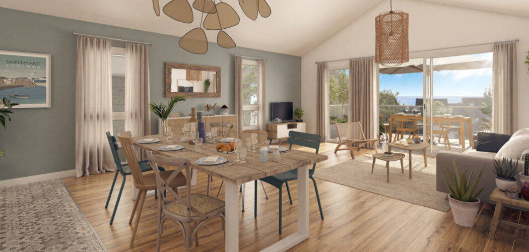 Programme immobilier neuf HULOT 23 - SAINT MARC SUR MER - Saint-Nazaire une adresse d’exception à Saint-Marc-sur-Mer (44600) - Référence : 15596