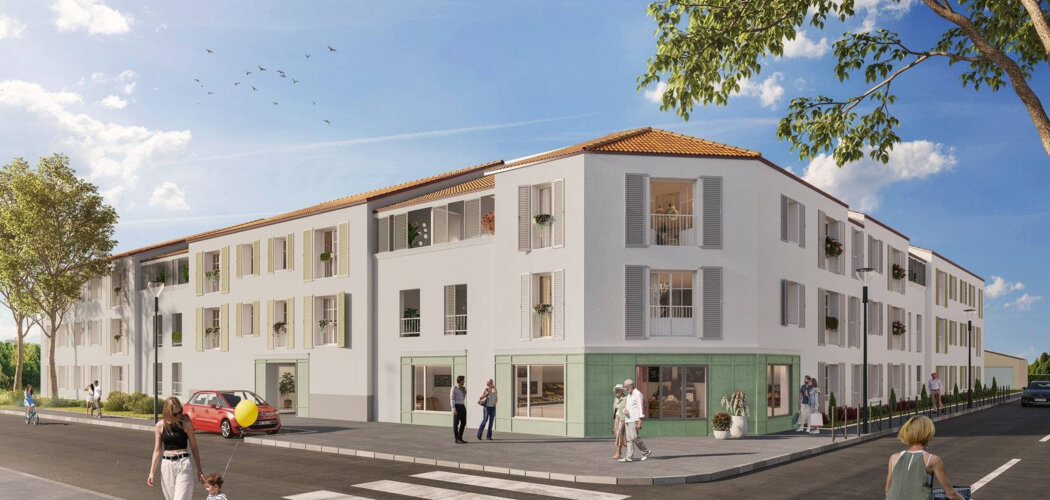 Programme immobilier neuf COEUR OLERON - Saint-Pierre d’Oléron : logements neufs sécurisés et verdoyants proche des commodités (17310) - Référence : 14535