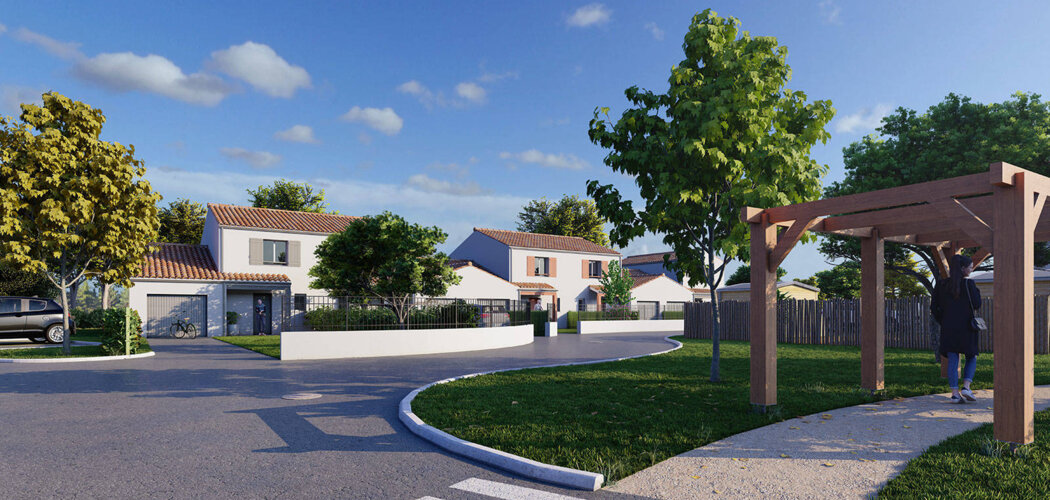 Programme immobilier neuf ESPRIT VILLAGE - Saint-Rogatien  proche du centre-bourg (17220) - Référence : 12153