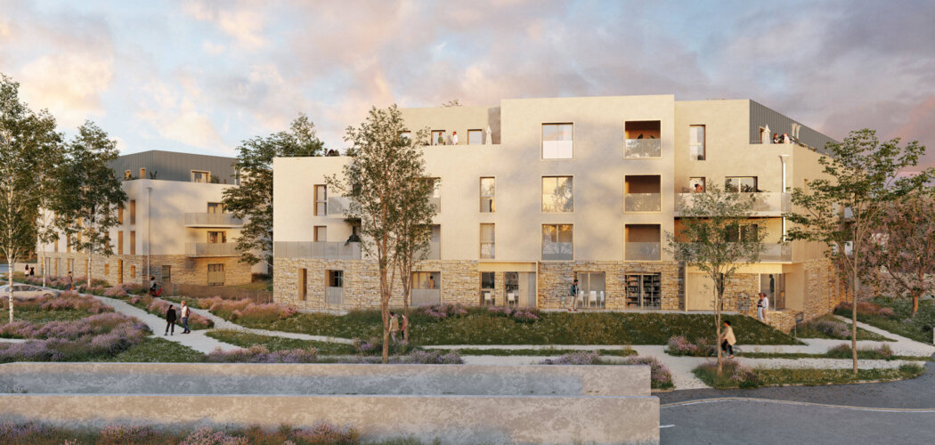 Programme immobilier neuf CHARLIZE - Saint-Sébastien-sur-Loire : logements neufs du studio au T4 proche des transports (44230) - Référence : 15531