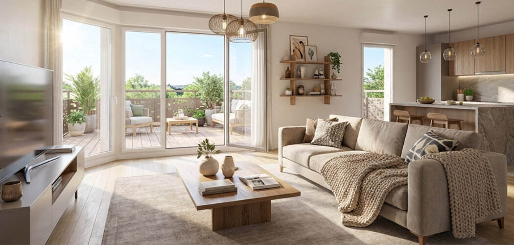Programme immobilier neuf Topaz - Sainte-Gemmes-sur-Loire appartements avec extérieur proche Angers (49130) - Référence : 14155