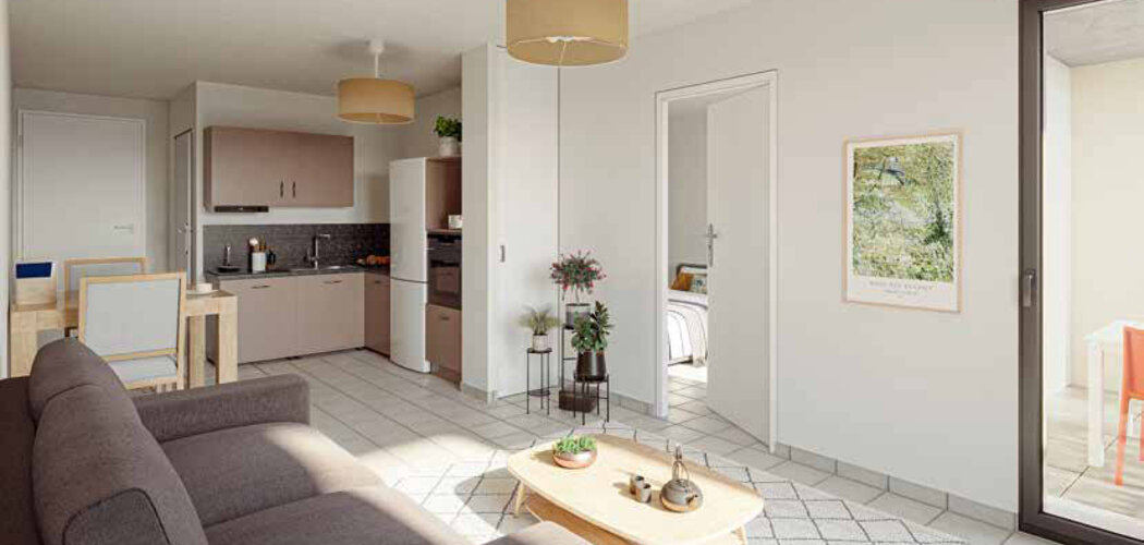 Programme immobilier neuf RSS LES REFLETS - Saumur résidence sénior proche du château (49400) - Référence : 11311