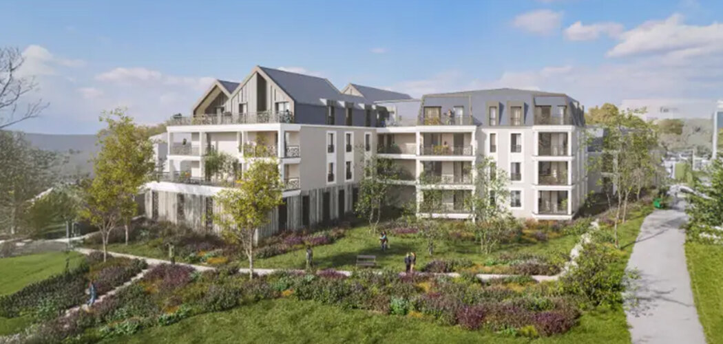 Programme immobilier neuf Le Clos Anjou Bleu - Segré-en-Anjou appartements du 2 au 6 pièces dans un cadre paisible (49500) - Référence : 18511