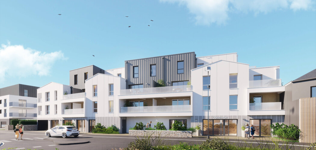 Programme immobilier neuf Rythme - Treillières à proximité de la place du marché (44119) - Référence : 9574