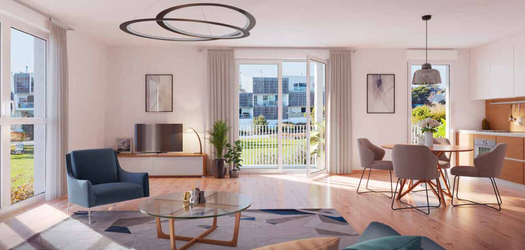 Programme immobilier neuf Trilogie - Trignac : Résidence T2–T4 avec cadre naturel et confort optimisé proche des commodités (44570) - Référence : 7134